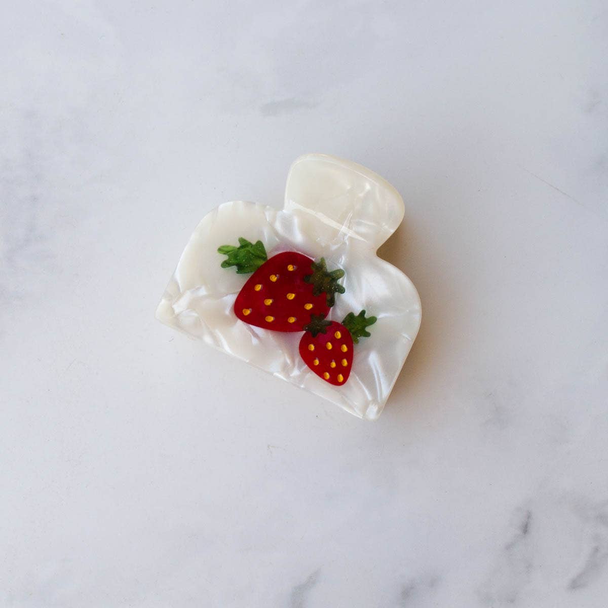 Strawberry Farm Handmade Claw Clip