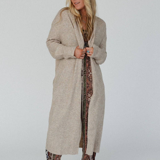 So Cozy Oversized Solid Knit Duster