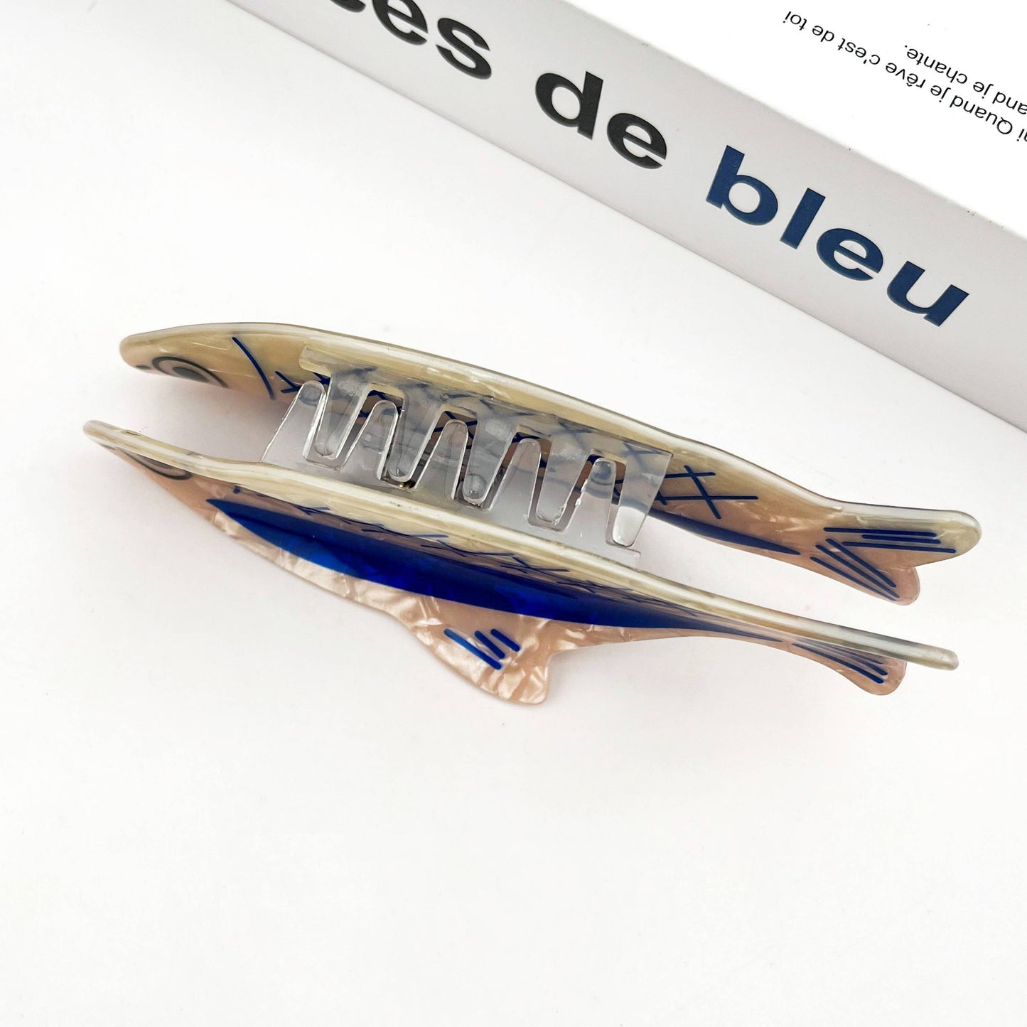 Sardine Claw Clip - Blue