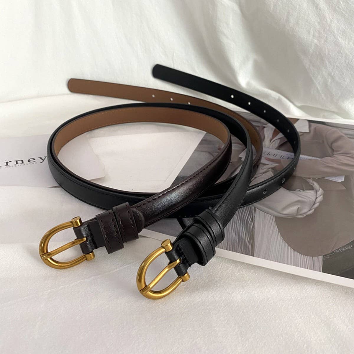 Retro Simple Thin Belt