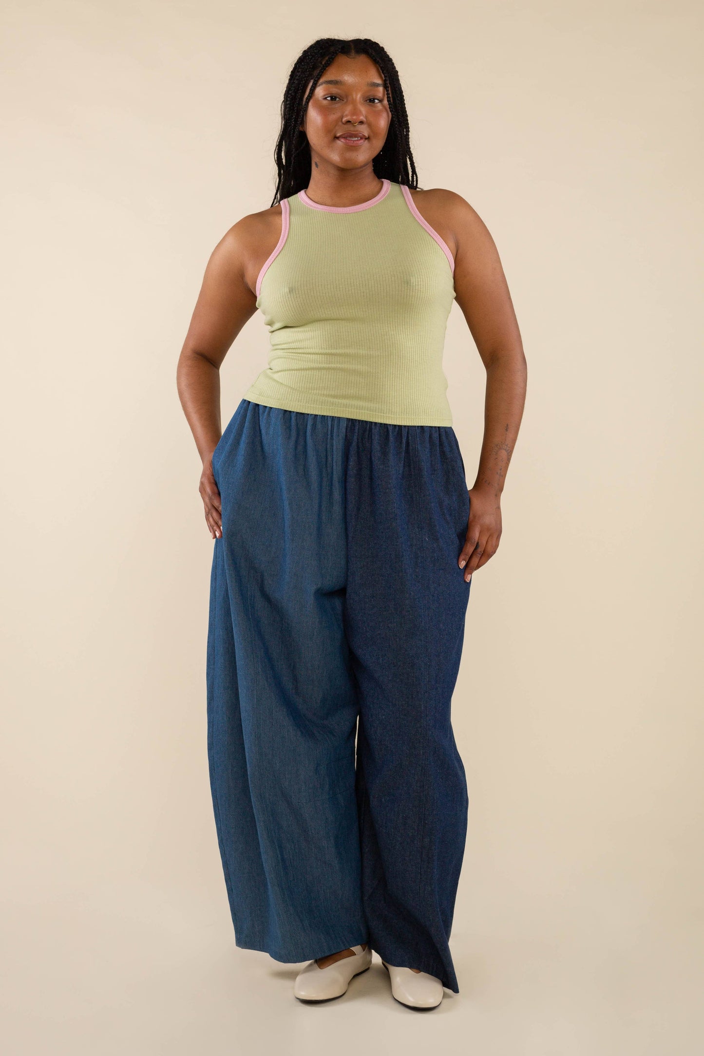 Melly Contrast Tank