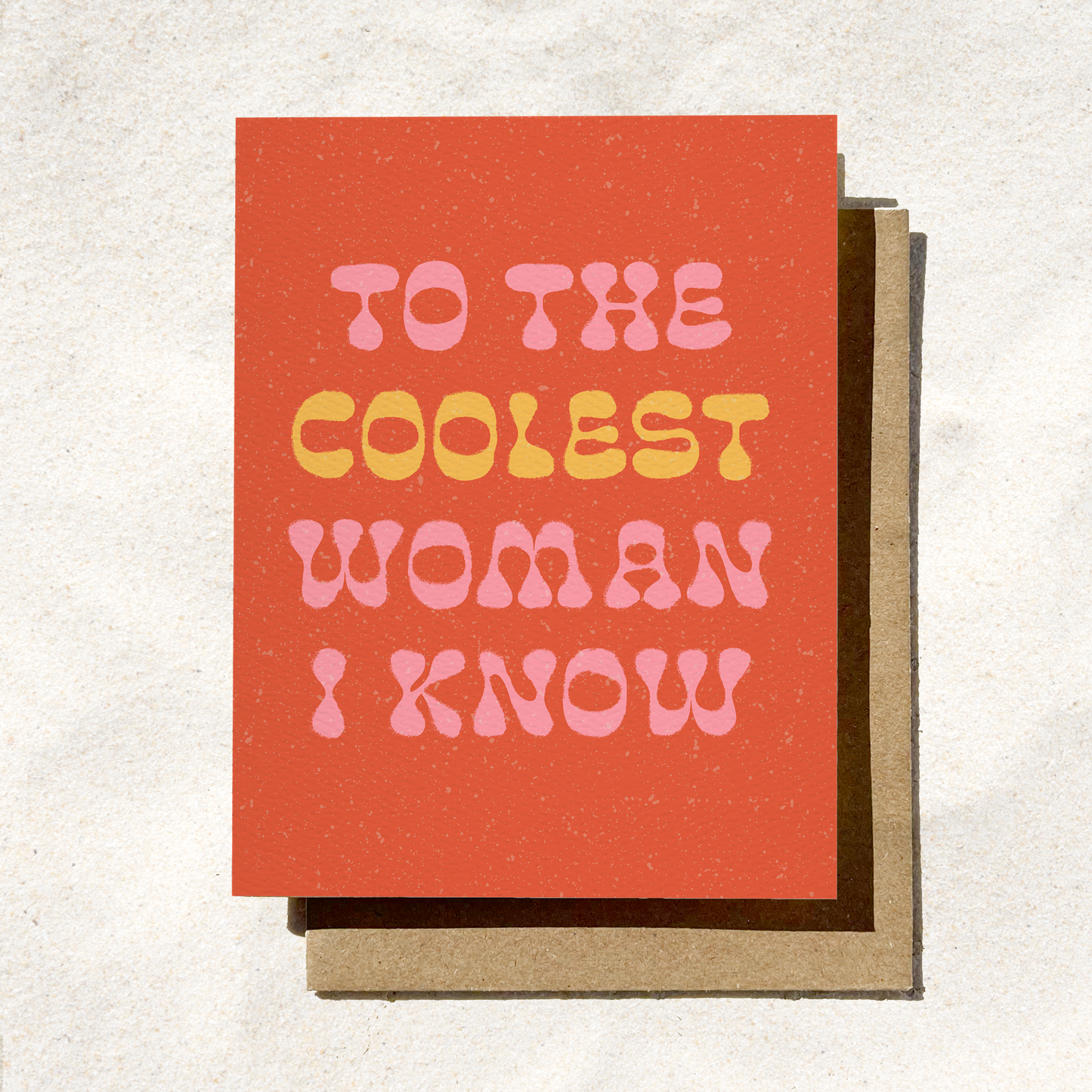 Coolest Woman Card