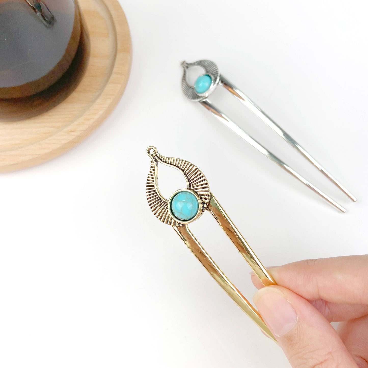 Vintage Inspired Metal Hairpin