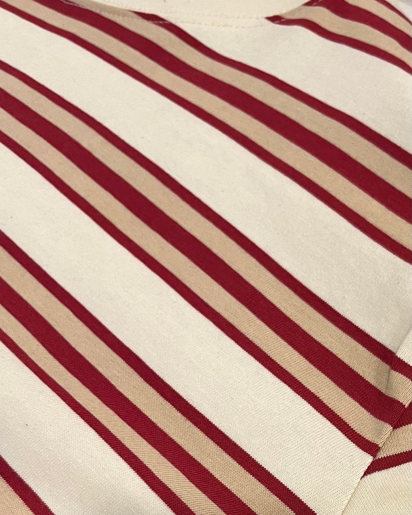 Cayley Crew Neck Striped Top