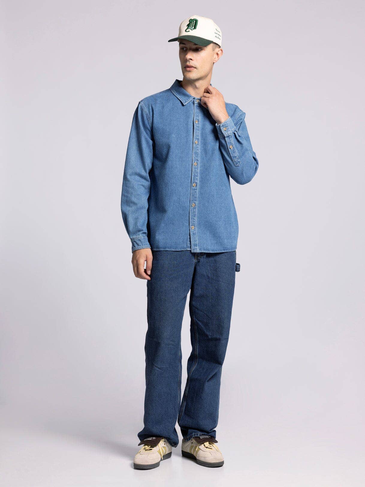 The Oakland Denim Button-Up