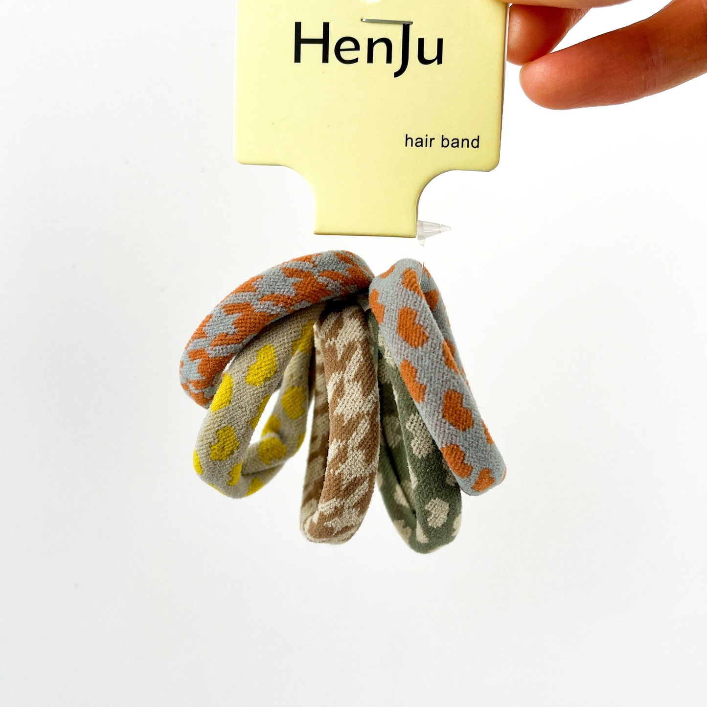 Multicolored Hair Tie Set (5 Piece)