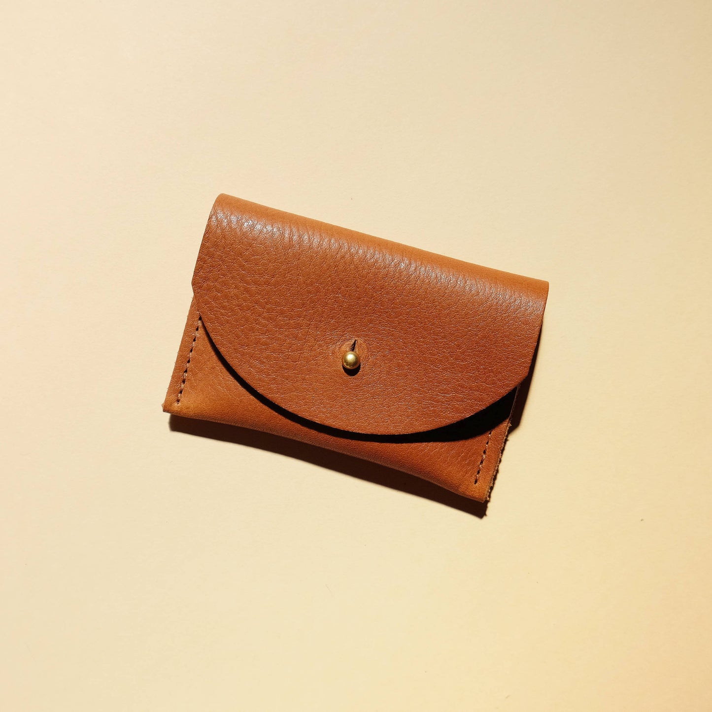 Cognac Leather Cardholder