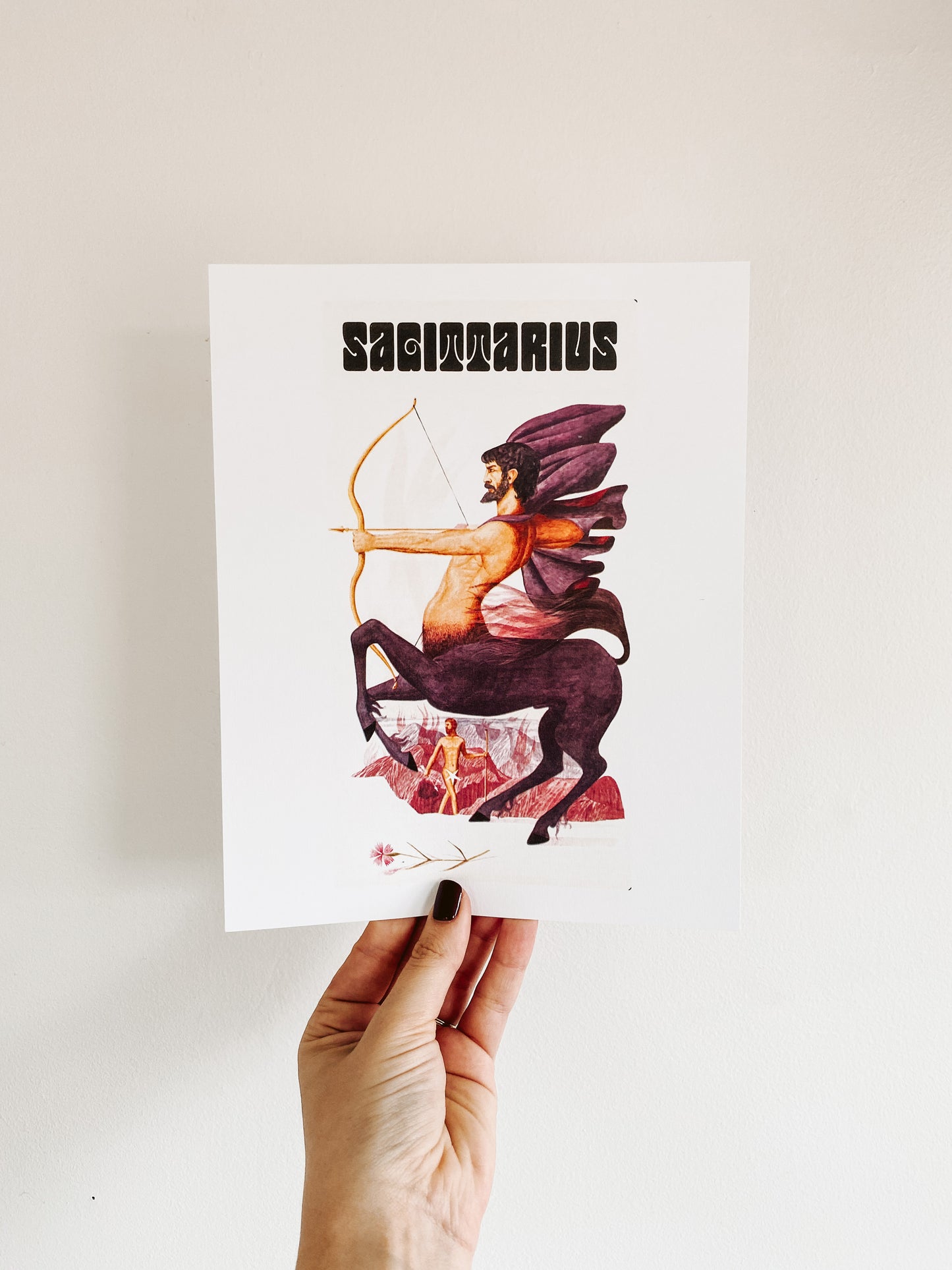 Sagittarius Zodiac Print