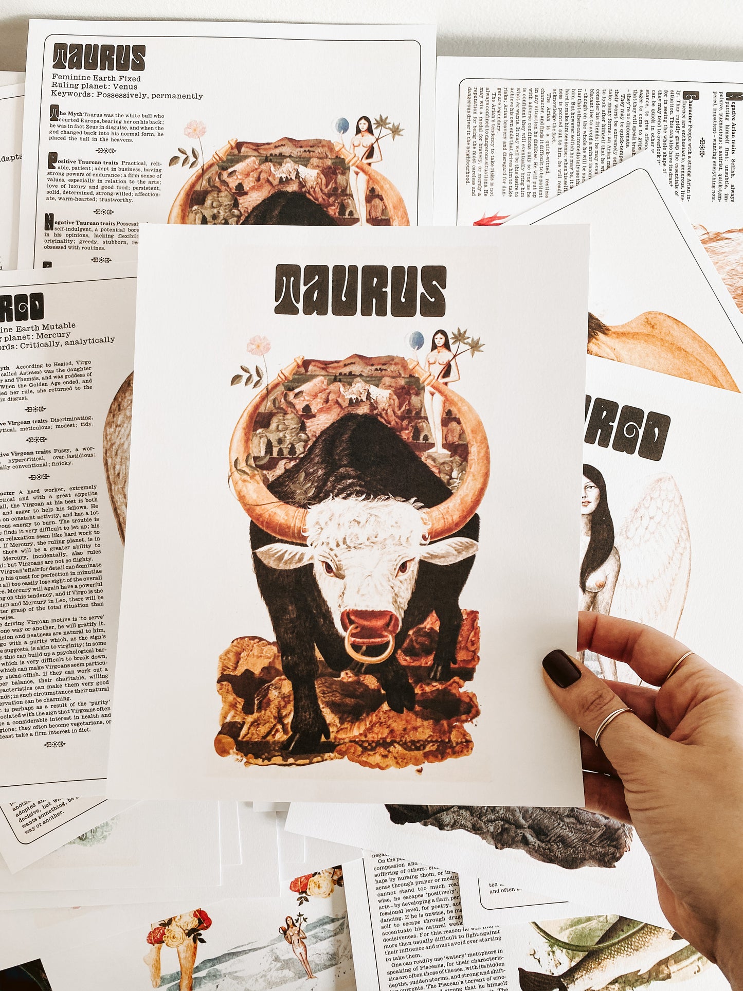 Taurus Zodiac Print