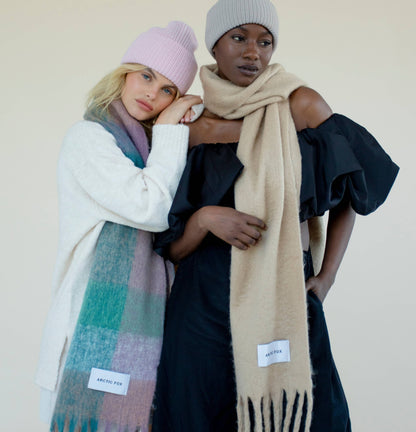 The Reykjavik Scarf - Lilac Check