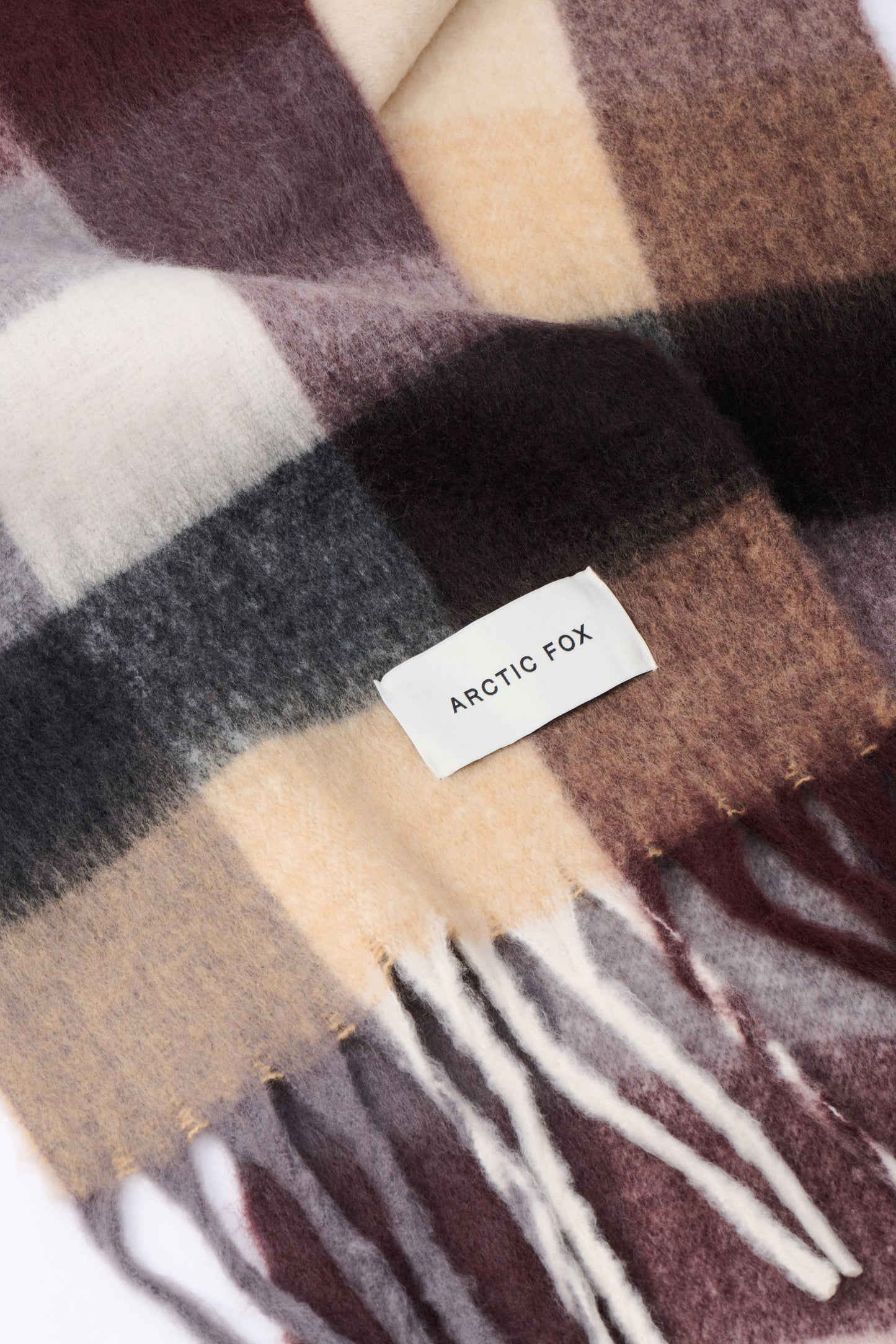 The Reykjavik Scarf - Purple/Brown