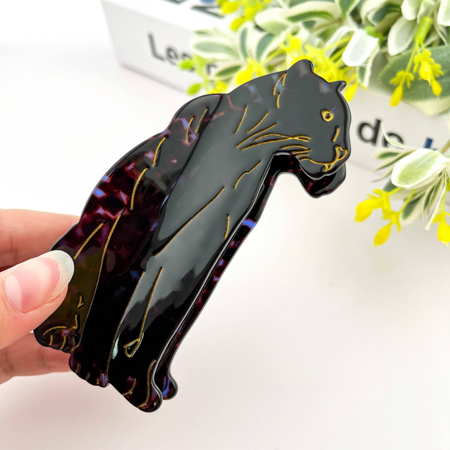 Acetate Jaguar Hair Clip