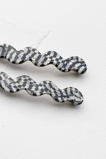 Eco Cloud Wave Slide Hair Pin Set