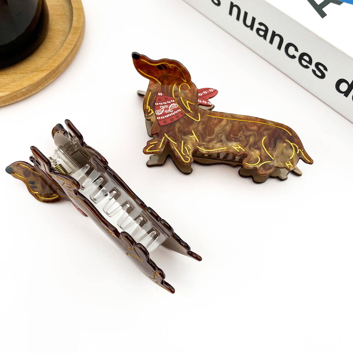 Dachshund Hair Clip