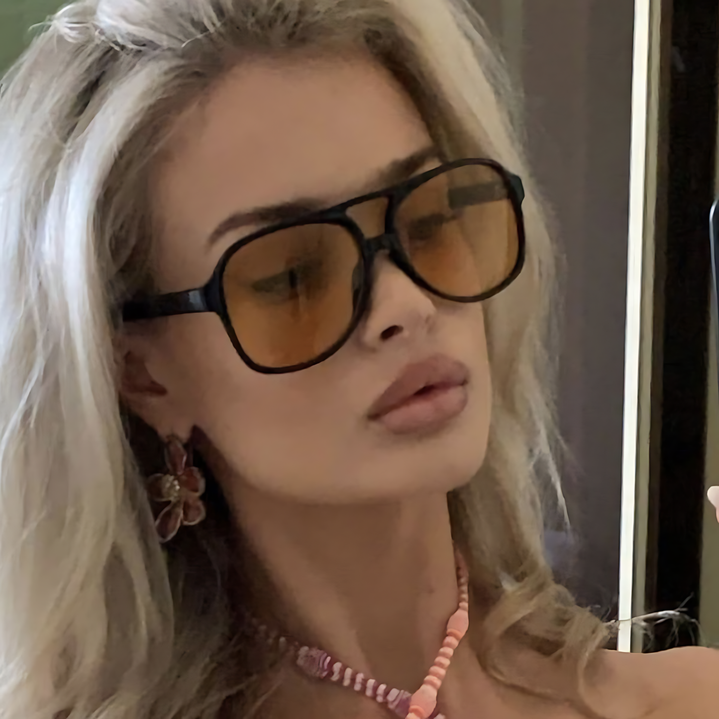 Double Bridge Aviator Sunglasses