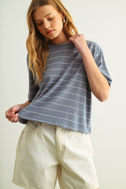 Petite Stripe Tee