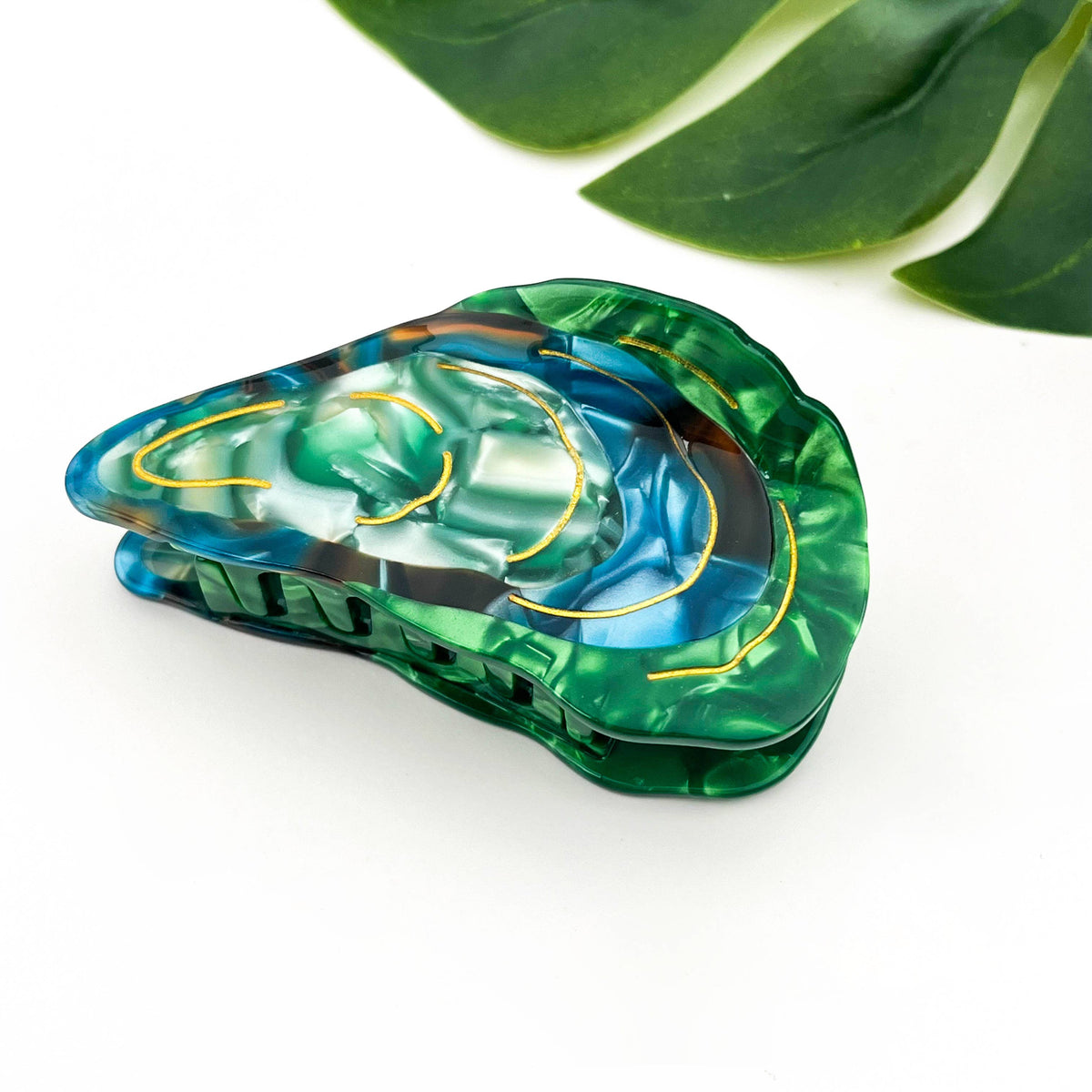 Oyster Shape Hair Claw Clip