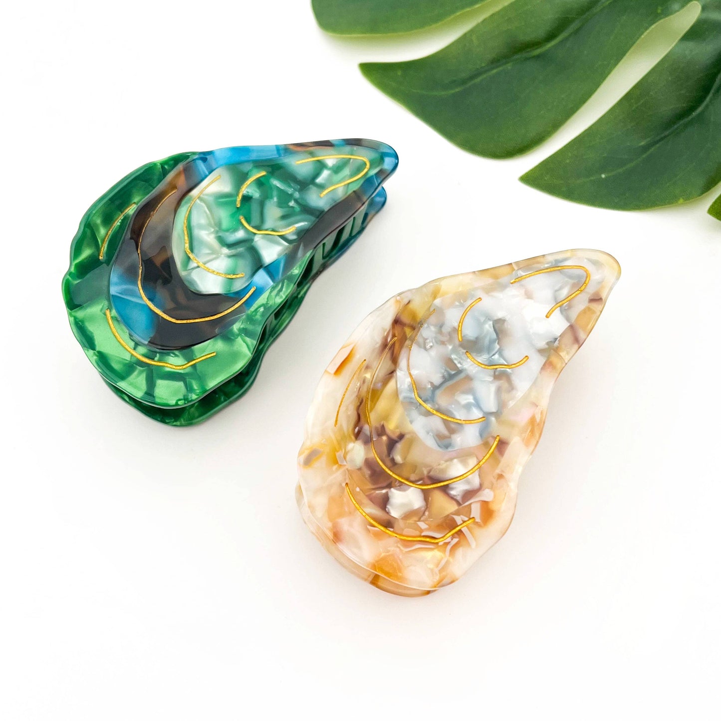 Oyster Shape Hair Claw Clip