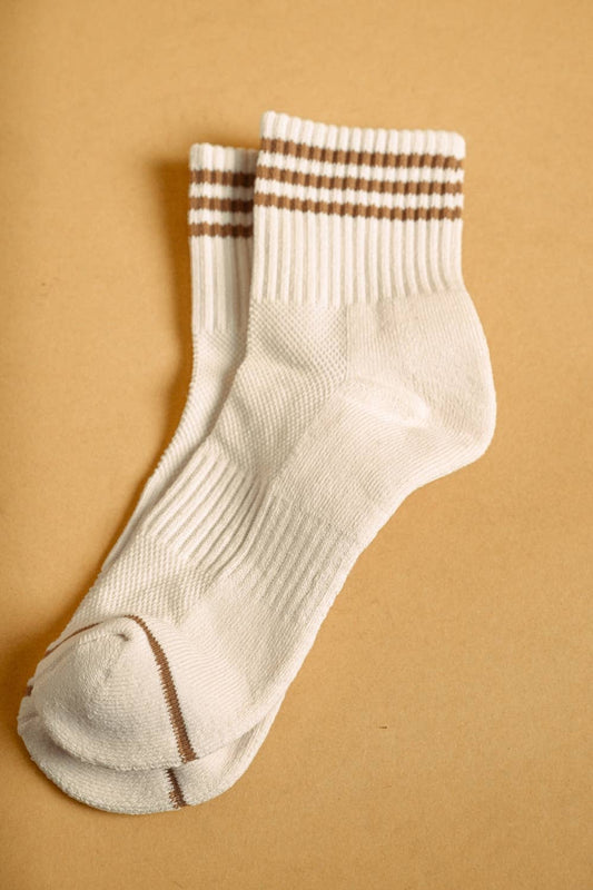 Pastel Stripe Ankle Sock