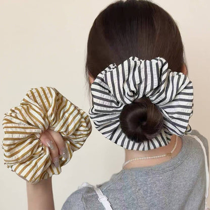 Striped Oversized Scrunchie
