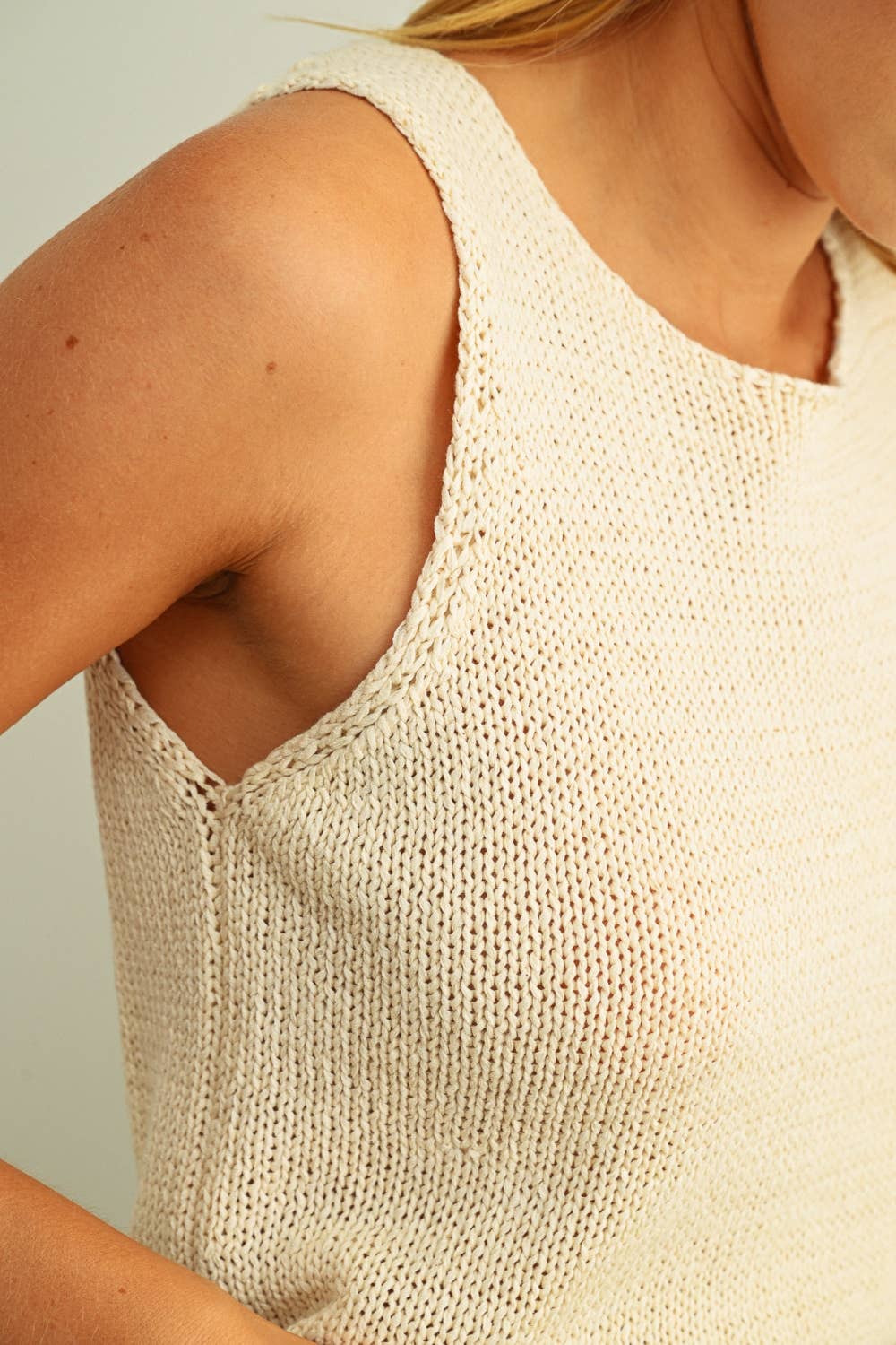 Sleeveless Knit Top