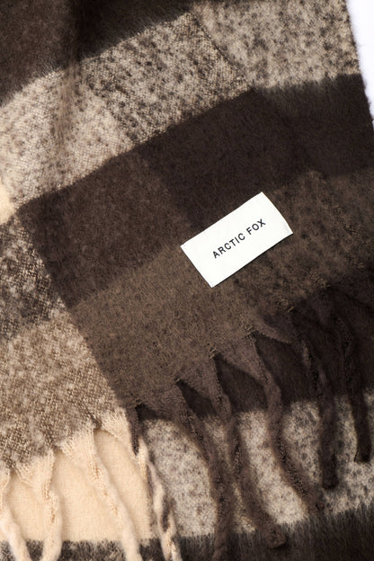 The Reykjavik Scarf - Brown Check