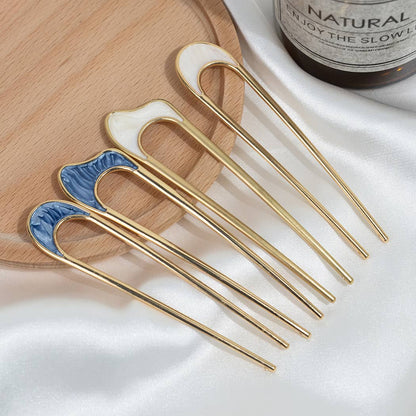 Simple Metal Plate Hairpin