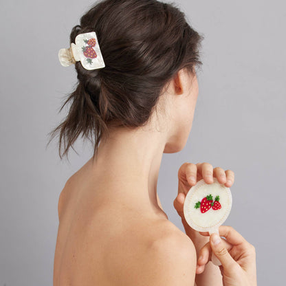 Strawberry Farm Handmade Claw Clip
