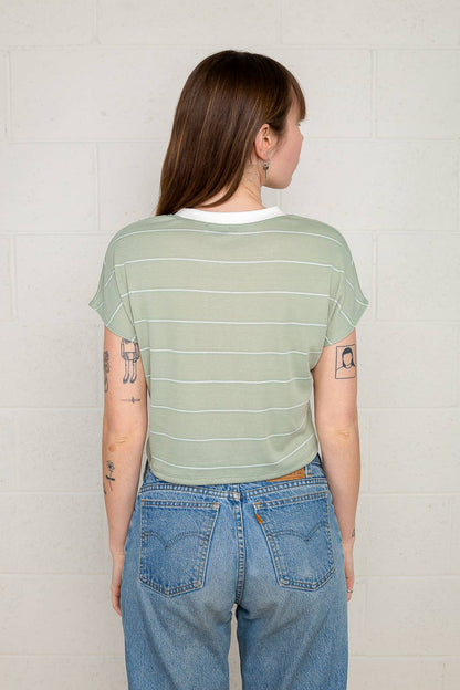 Zia Top - Sage/White