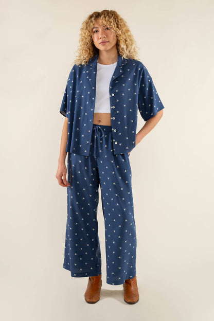 Luna Culotte Floral Wide Leg Pant