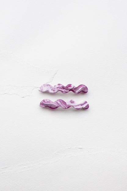 Eco Cloud Wave Slide Hair Pin Set