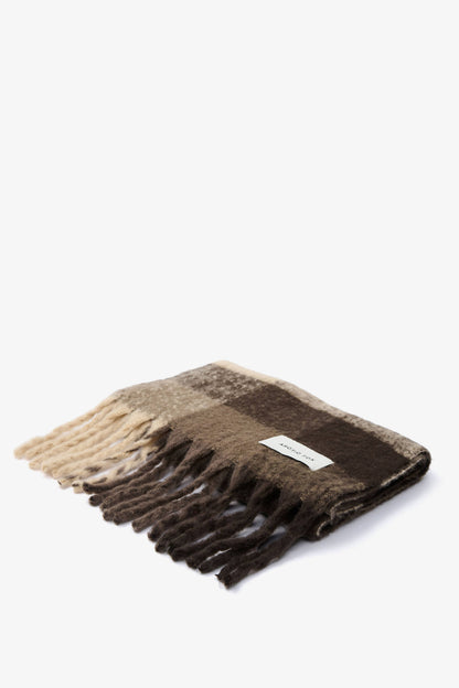 The Reykjavik Scarf - Brown Check