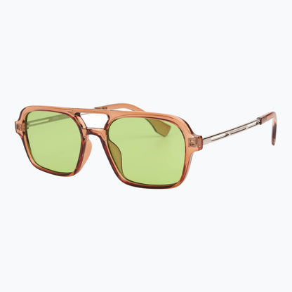Groove Theory - Vintage Slim Aviator Sunglasses