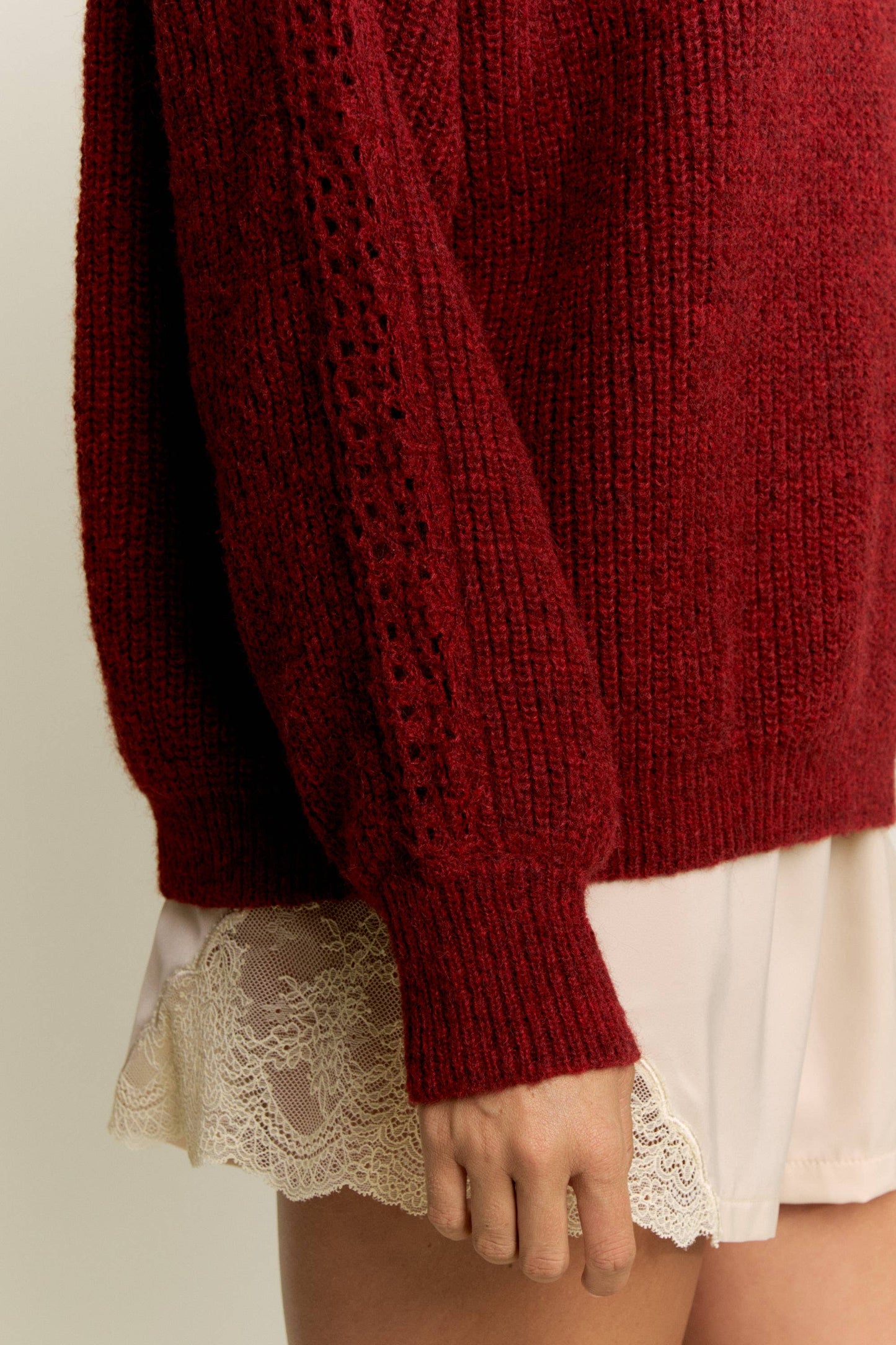 The Cara Crochet Sweater