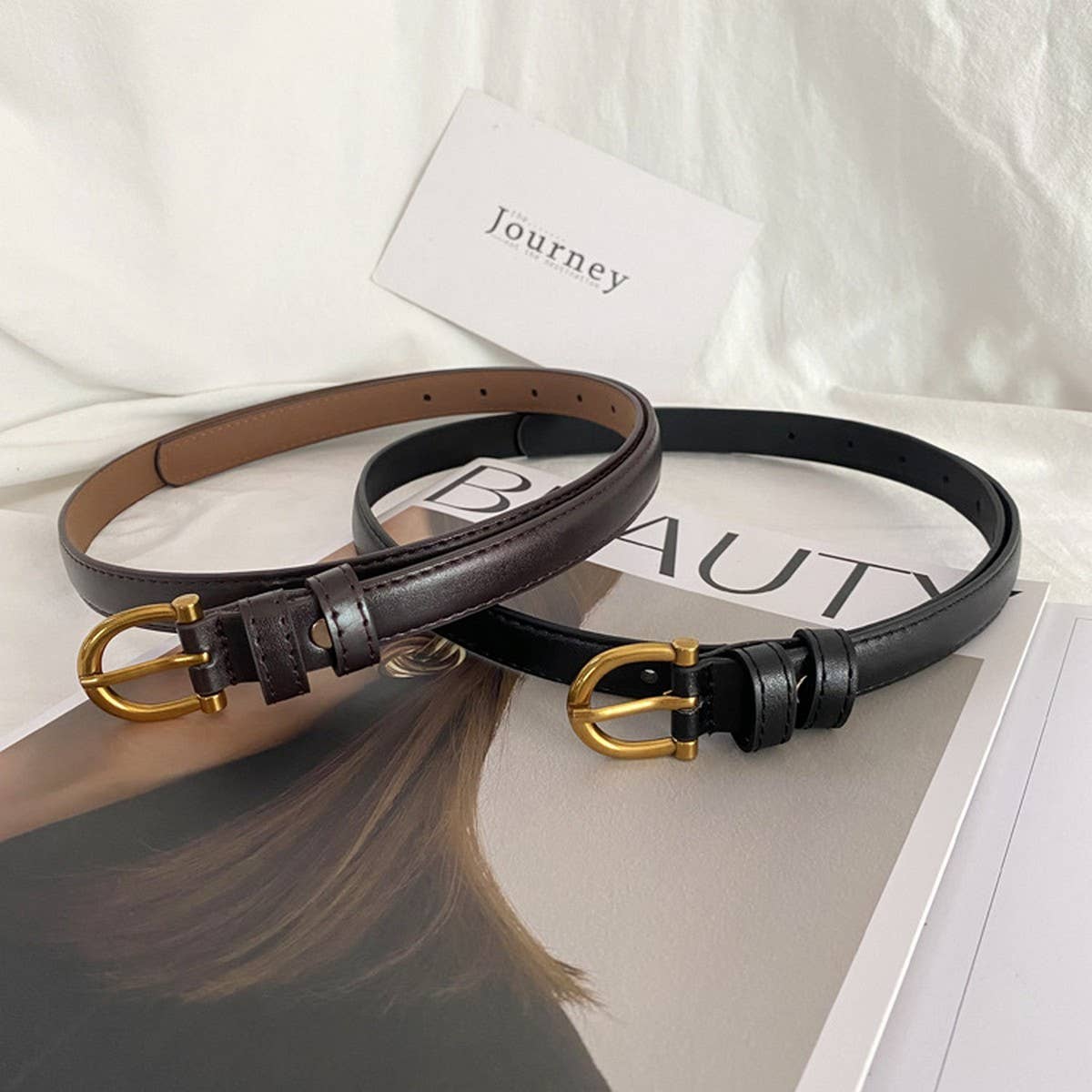 Retro Simple Thin Belt