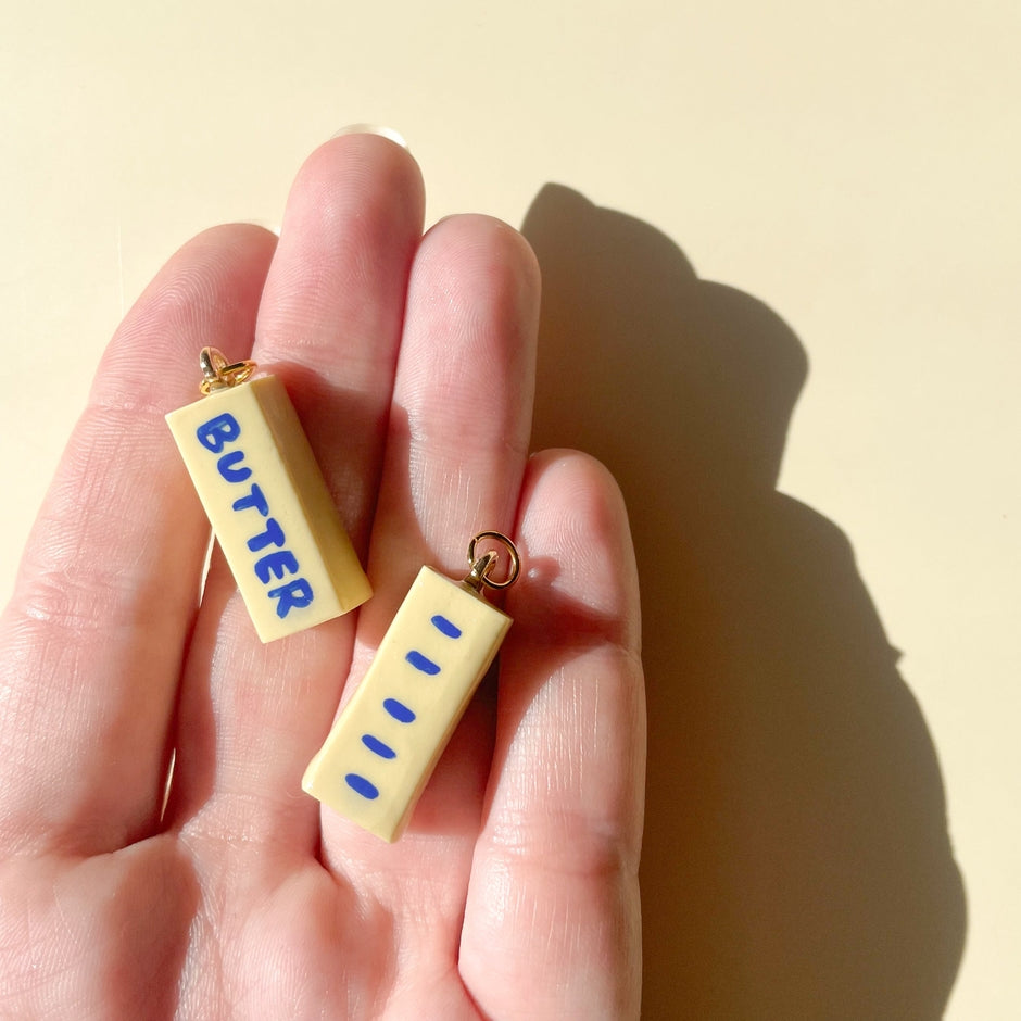 Buttered Bagel 16" Charm Necklace