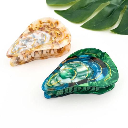 Oyster Shape Hair Claw Clip