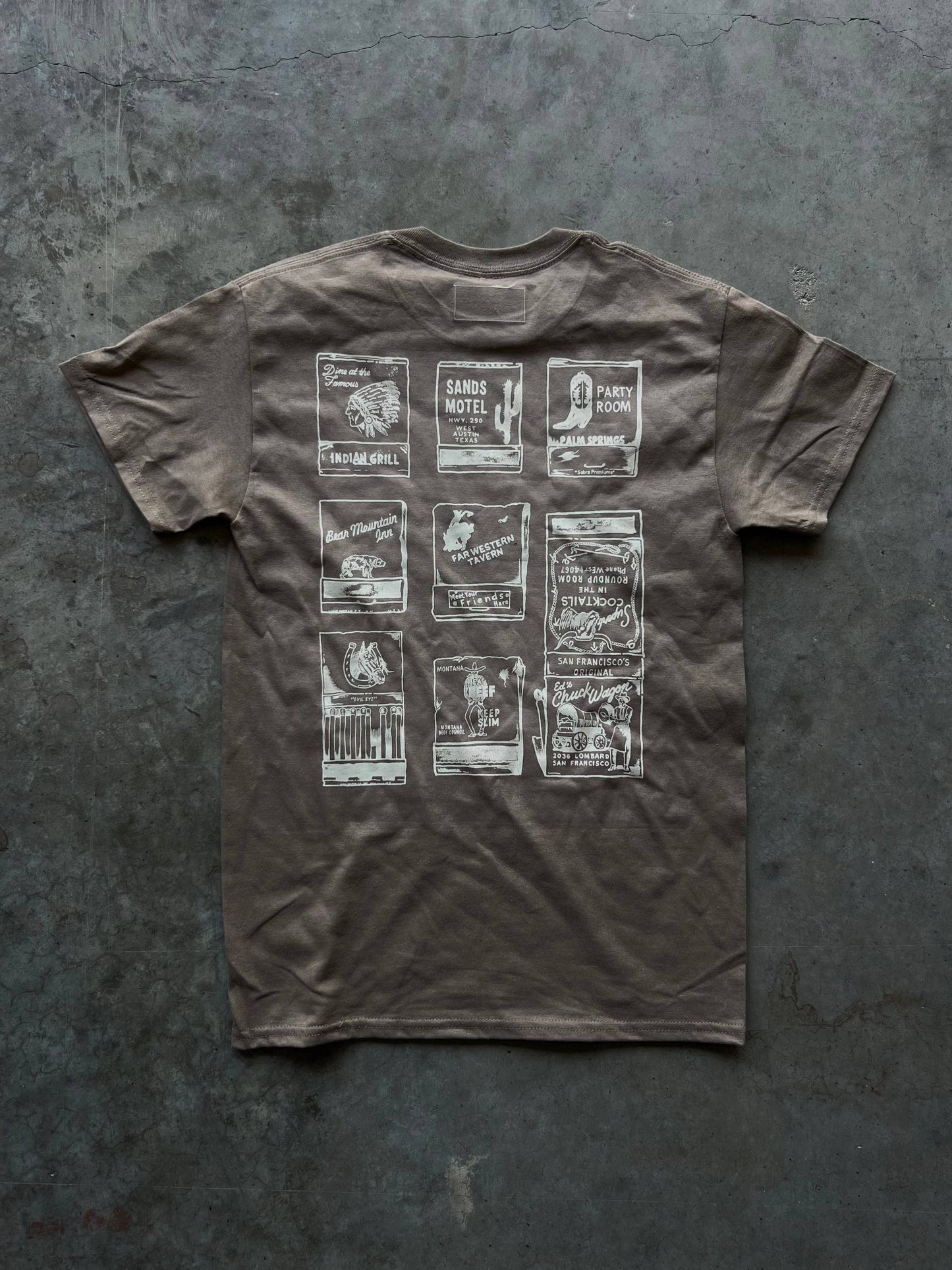 Cowboy Club Matchbook Tee