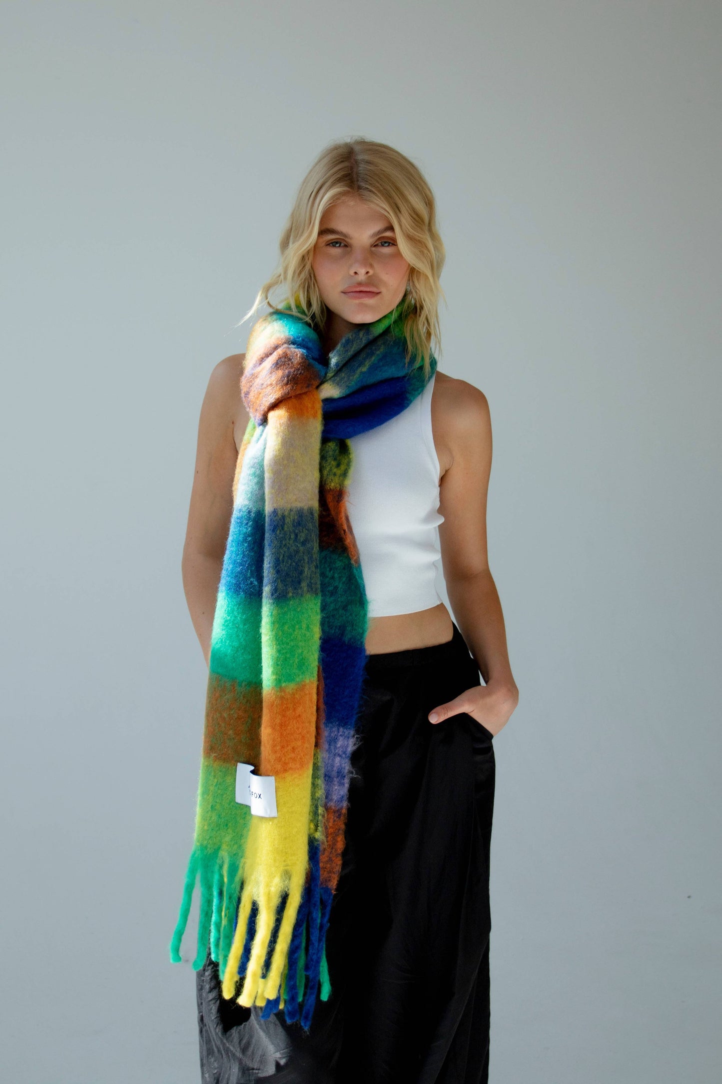 The Reykjavik Scarf - 100% Recycled - Nordic Skies
