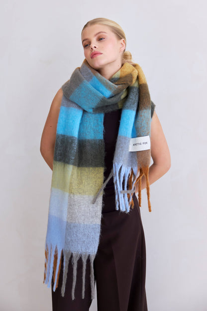 The Reykjavik Scarf - Blue/Orange