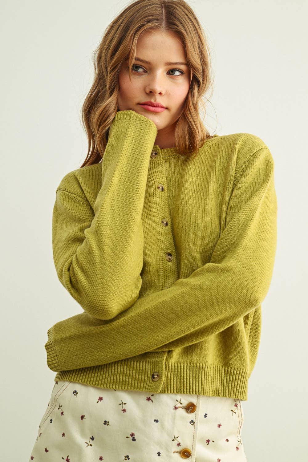 Pistachio Cardigan