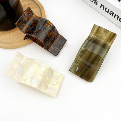 Vintage Acetate Classic Flat Claw Hair Clip