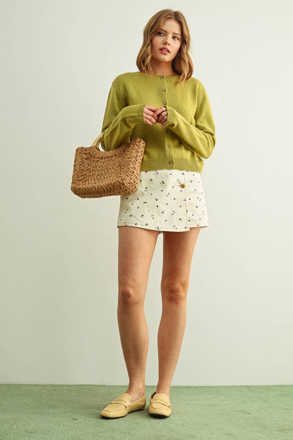 Pistachio Cardigan