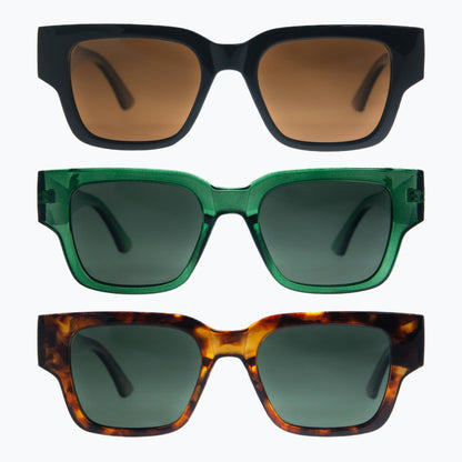 Theory - Retro Polarized Square Sunglasses