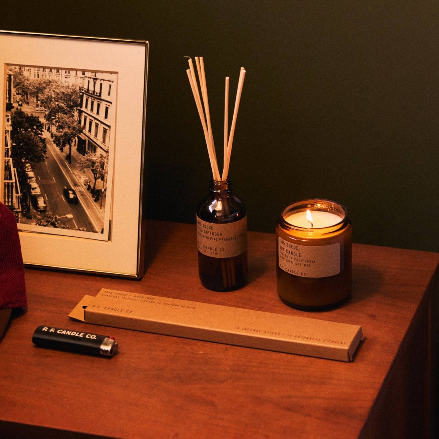Iris Suede Reed Diffuser