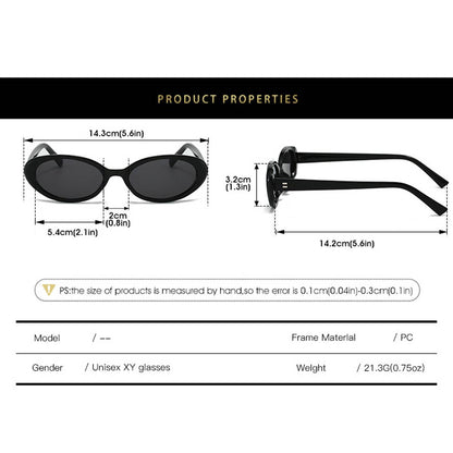 SMALL OVAL SUNGLASSES
