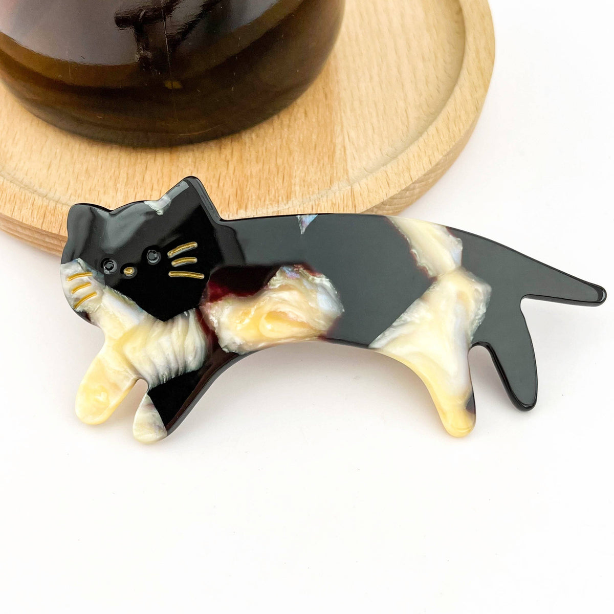 Acetate Cat Hair Clip