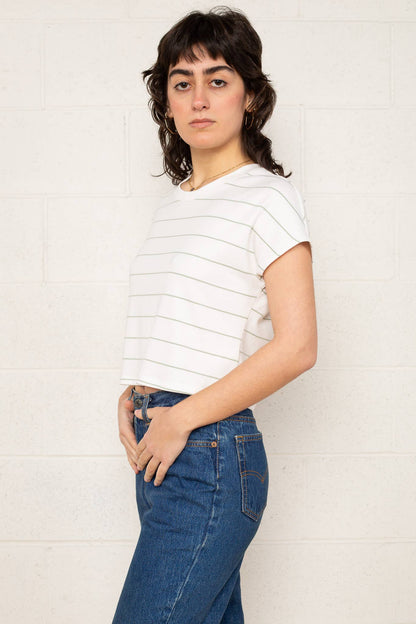 Zia Top - Ivory/Pink