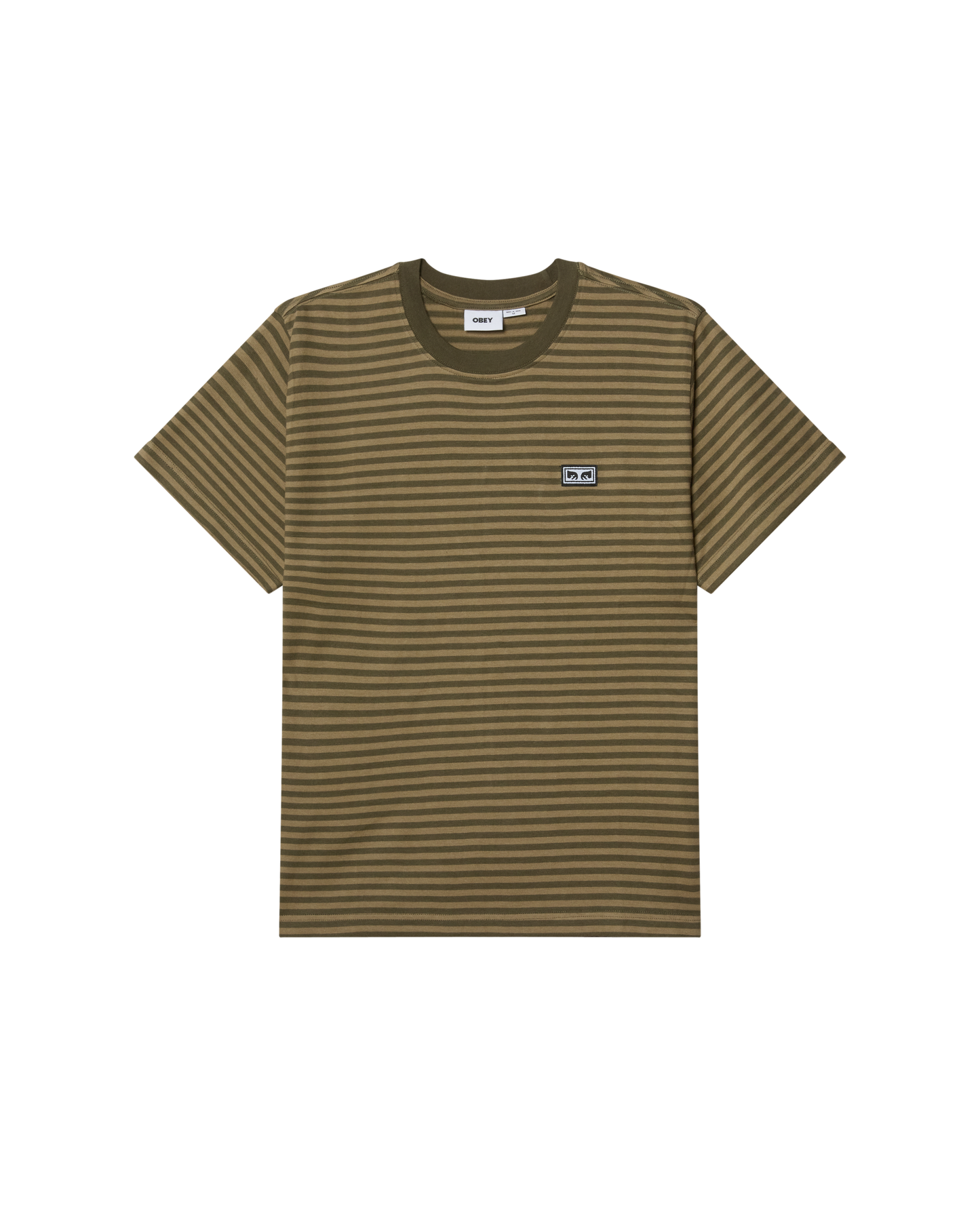 OBEY Established Works Eyes Stripe SS Tee