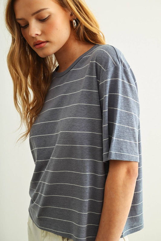 Petite Stripe Tee